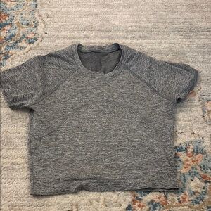 Lululemon Athletica Gray Crop Top